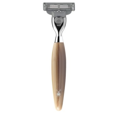 Kosmo - 3-blade Razor, High-grade Resin Horn Brown