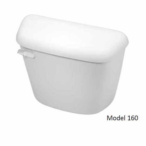 Mansfield 160WHT Alto Pro WhiteToilet Tank and Cover only (WHITE LEVER)