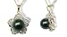 18K yellow gold Dafodil Black Tahitian cultured pearl and diamond pendant