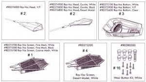 Zodiac R0374900 White Gunite Completed Head Replacement for Zodiac Jandy Automatic Pool Cleaner