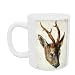Head of a Roe Deer (pen & ink and w/c on paper) by Albrecht Durer or Duerer - Mug - Standard Size