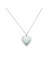 Genuine .925 Sterling Silver 20mm Enameled Roses Heart Locket 18 5.5 Grams. 100% Satisfaction Guaranteed.