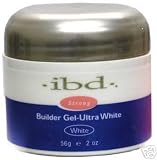 IBD UV Builder Gel Nails Acrylic Ultra White 2oz