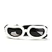 Outdoor Dog Sunglasses Anti-UV Eye Protection Goggles Waterproof Windproof Anti-Fog for Small Pet Puppy Cat (White)
