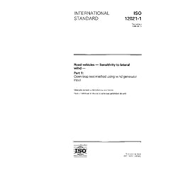 ISO 12021-1:1996, Road vehicles - Sensitivity to lateral wind - Part 1: Open-loop test method using wind generator input