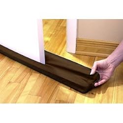 Twin Draft Guard Insulation for Door Gaps - Brown