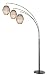 adesso 4026 maui arc lamp antique bronze 26