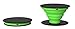 PopSockets: Expanding Phone Stand and Grip - Works with all Smartphones Including iPhone and Galaxy (1 Pair, Black-Green-Black)