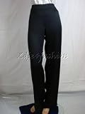 $1650 New GIORGIO ARMANI Black Silk Satin Pants 48 / 14