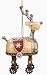 5" Amusements Retro Vintage Reindeer Robot Christmas Ornament