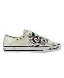 Ed Hardy Lowrise Leather Laceless Sneaker