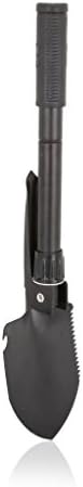 Dromedary Autoparts Pick Axe Camping Detecting Mini Tool Outdoor Army Military Folding Spade ShovelBlack