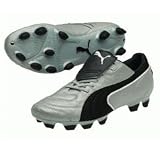 Puma King Exec FG Silver/Blk/Wht 9