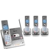 AT&T DECT 6.0 Digital Four Handset Cordless Telephone with Answering System and Caller ID (SL82418)