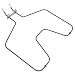 GE WB44T10010 Bake Element for GE, Hotpoint, and RCA Free Standing Ovens