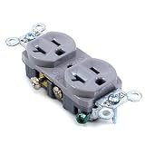Gray Duplex Receptacle 20A & 1