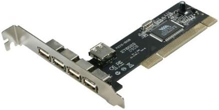 Rosewill 4+1 VIA USB 2.0 PCI Adapter Model RC-103 PC, Personal Computer