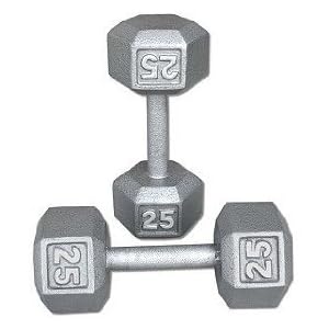 Body Solid Iron Hex Dumbbell Pairs by