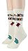 Foot Traffic, Women's Education-Theme Socks, Reading Books (Shoe Sizes 4-10)