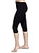 Red Bene Women's Microfiber Seamless Capri Leggings
