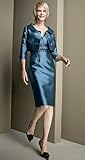 CHETTA B BEADED JACKET DRESS