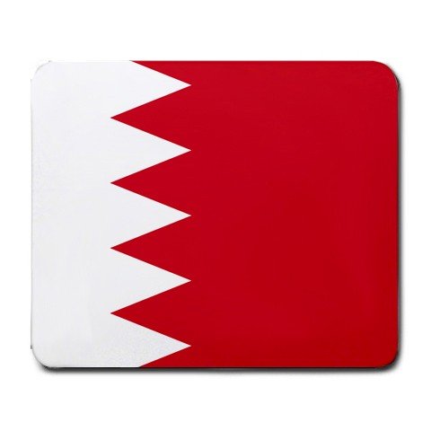 Bahrain Flag Mouse Pad