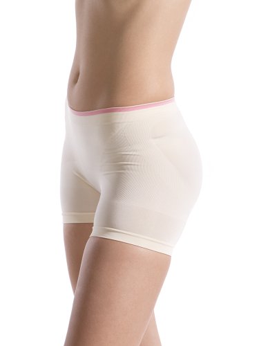 bellycloud Damen Miederhose  figurformende Mini Panty, Gr. 38/40 (M), Elfenbein (champagne Preisvergleich
