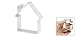 uxcell Aluminum Alloy House Shape DIY Cookie Biscuit Baking Cutter