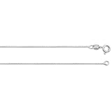 Sterling Silver Box Chain 0.5mm & 24 Inches