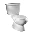 American Standard 2479.216.020 FloWise Dual Flush Elongated Toilet, White
