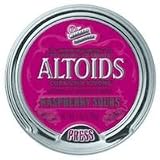 Altoids Curiously Strong Naturally & Artificially Flavored Raspberry Sours Tin - 1.76 Oz/ Tin, 8 Tins
