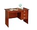 Home Office 3-drawers Writing Desk in Cherry Finish