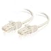 C2G/Cables to Go 01185 Cat6 Snagless Unshielded (UTP) Slim Ethernet Network Patch Cable, White (1 Feet)