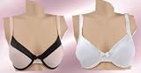 Breezies Barely Breezies Tuxedo Style Padded Molded Bra W/patented Ultimair Lining $40
