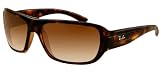 Ray-Ban RB4150 Highstreet Sunglasses - Shiny Havana w Crystal Brown Gradient Lens