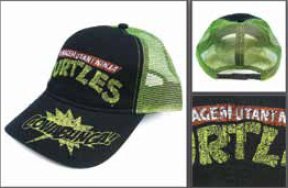  TMNT Teenage Mutant Ninja Turtles Distressed Logo Snap-back Hat