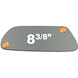 2005-2010 JEEP CHEROKEE-WAGONEER (MID SIZE) Flat, Driver Side Replacement Mirror... by Automotive Mirror Glass