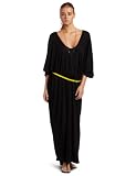 HKNB Heidi Klum for New Balance Women's Long T-shirt Dress, Black, X-Large