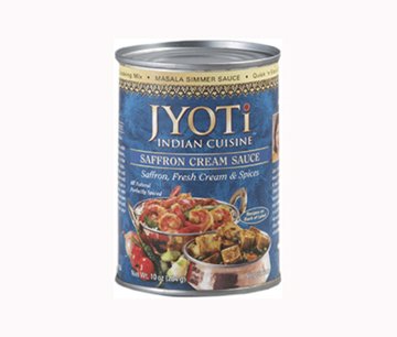 Saffron Cream Sauce by indianfoodsco.