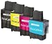 Brother Multipack LC900 - C/Y/M/BK - Set of 4 Brother Compatible Printer Ink Cartridges for Brother DCP-110C, DCP-115C, DCP-117C, DCP-120C, DCP-310CN, DCP-320CN, FAX 310, FAX 1835C, FAX 1840C, FAX 1940CN, FAX 2440C, MFC-5840CN, MFC-620CN, MFC-210C, MFC-640CW, MFC-215C, MFC-3100, MFC-3240C, MFC-3340C, MFC-3342CN, MFC-3340CN, MFC-410CN, MFC-425CN, MFC-5440CN,    - (Contains: LC 900BK, LC 900C, LC 900Y, LC 900M)