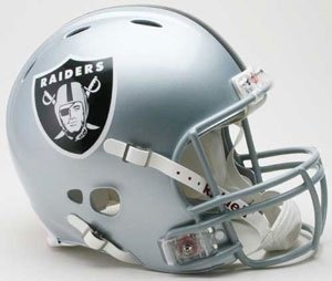 OAKLAND RAIDERS Riddell Revolution Football Helmet 