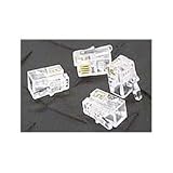 RJ-11 6P4C Modular Plugs 100 Pieces