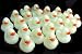 Two Dozen (24) Mini Glow-in-the Dark Rubber Duckys