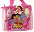 Nick Jr Dora Hair Care Set - Dora Best Friends brush, mirror and ponies