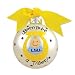 LSU Tigers Silver Born To Be Baby Boy Christmas Ornament
