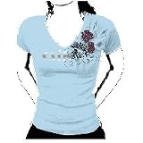 Buy Exile - FADED JACK WoMens T-shirt, Blue by Exile