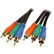 Cables Unlimited AUD-1370-06 6 Feet RCA Component Video Cable