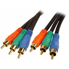 Cables Unlimited AUD-1370-06 6 Feet RCA Component Video Cable