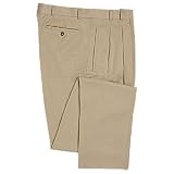 Cutter & Buck Big & Tall Signature Gabardine Microfiber Pants Khaki 44T