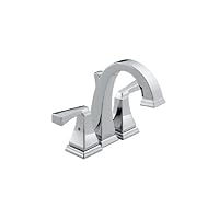 Delta Dryden 4551 Two Handle Mini-Widespread Lavatory Faucet, Chrome, (Not CA/VT Compliant)